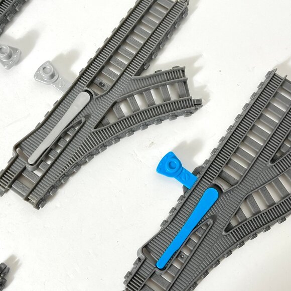Thomas & Friends Trackmaster Grey Track Lot Switch + Short Straight - Picture 2 of 9